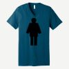Unisex Jersey Short Sleeve V Neck Tee Thumbnail