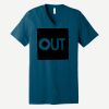Unisex Jersey Short Sleeve V Neck Tee Thumbnail