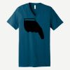 Unisex Jersey Short Sleeve V Neck Tee Thumbnail