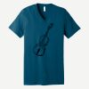 Unisex Jersey Short Sleeve V Neck Tee Thumbnail