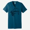 Unisex Jersey Short Sleeve V Neck Tee Thumbnail