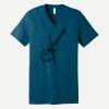 Unisex Jersey Short Sleeve V Neck Tee Thumbnail