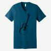Unisex Jersey Short Sleeve V Neck Tee Thumbnail