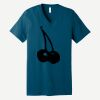 Unisex Jersey Short Sleeve V Neck Tee Thumbnail
