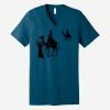 Unisex Jersey Short Sleeve V Neck Tee Thumbnail