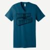 Unisex Jersey Short Sleeve V Neck Tee Thumbnail
