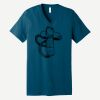 Unisex Jersey Short Sleeve V Neck Tee Thumbnail