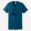 Unisex Jersey Short Sleeve V Neck Tee Thumbnail