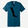 Unisex Jersey Short Sleeve V Neck Tee Thumbnail