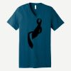Unisex Jersey Short Sleeve V Neck Tee Thumbnail
