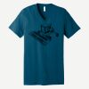 Unisex Jersey Short Sleeve V Neck Tee Thumbnail