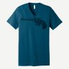 Unisex Jersey Short Sleeve V Neck Tee Thumbnail