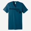 Unisex Jersey Short Sleeve V Neck Tee Thumbnail
