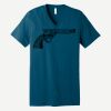Unisex Jersey Short Sleeve V Neck Tee Thumbnail