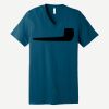 Unisex Jersey Short Sleeve V Neck Tee Thumbnail