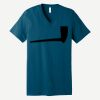 Unisex Jersey Short Sleeve V Neck Tee Thumbnail