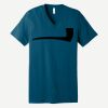 Unisex Jersey Short Sleeve V Neck Tee Thumbnail