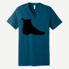 Unisex Jersey Short Sleeve V Neck Tee Thumbnail