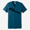 Unisex Jersey Short Sleeve V Neck Tee Thumbnail