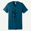 Unisex Jersey Short Sleeve V Neck Tee Thumbnail