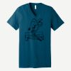 Unisex Jersey Short Sleeve V Neck Tee Thumbnail