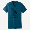 Unisex Jersey Short Sleeve V Neck Tee Thumbnail
