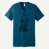 Unisex Jersey Short Sleeve V Neck Tee Thumbnail