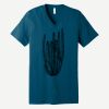 Unisex Jersey Short Sleeve V Neck Tee Thumbnail