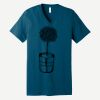 Unisex Jersey Short Sleeve V Neck Tee Thumbnail
