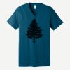 Unisex Jersey Short Sleeve V Neck Tee Thumbnail