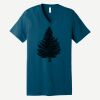 Unisex Jersey Short Sleeve V Neck Tee Thumbnail