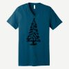 Unisex Jersey Short Sleeve V Neck Tee Thumbnail