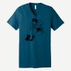 Unisex Jersey Short Sleeve V Neck Tee Thumbnail