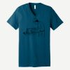 Unisex Jersey Short Sleeve V Neck Tee Thumbnail