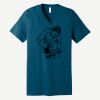 Unisex Jersey Short Sleeve V Neck Tee Thumbnail