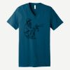 Unisex Jersey Short Sleeve V Neck Tee Thumbnail
