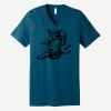Unisex Jersey Short Sleeve V Neck Tee Thumbnail