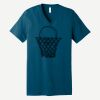 Unisex Jersey Short Sleeve V Neck Tee Thumbnail