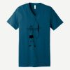 Unisex Jersey Short Sleeve V Neck Tee Thumbnail