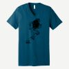 Unisex Jersey Short Sleeve V Neck Tee Thumbnail