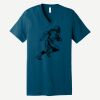 Unisex Jersey Short Sleeve V Neck Tee Thumbnail