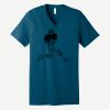 Unisex Jersey Short Sleeve V Neck Tee Thumbnail