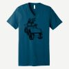 Unisex Jersey Short Sleeve V Neck Tee Thumbnail