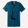 Unisex Jersey Short Sleeve V Neck Tee Thumbnail
