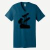 Unisex Jersey Short Sleeve V Neck Tee Thumbnail