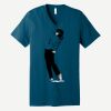 Unisex Jersey Short Sleeve V Neck Tee Thumbnail