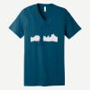Unisex Jersey Short Sleeve V Neck Tee Thumbnail