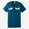 Unisex Jersey Short Sleeve V Neck Tee Thumbnail