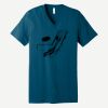 Unisex Jersey Short Sleeve V Neck Tee Thumbnail