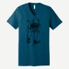 Unisex Jersey Short Sleeve V Neck Tee Thumbnail